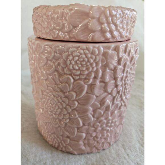 PINK Homeworx APPLE BLOSSOM PROSECCO CANDLE NEW Reuse Container 3 Wick - Picture 1 of 6